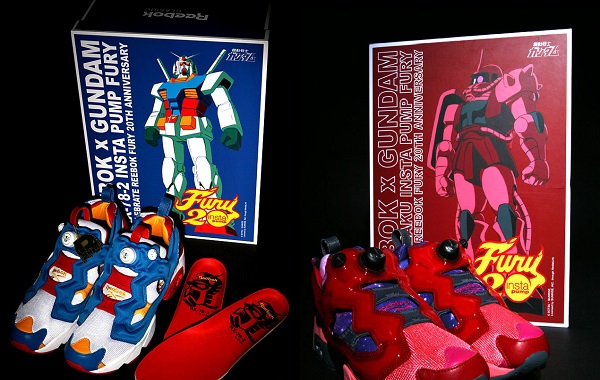 Reebok Release Gundam Styled Shoes With Gunpla Packaging