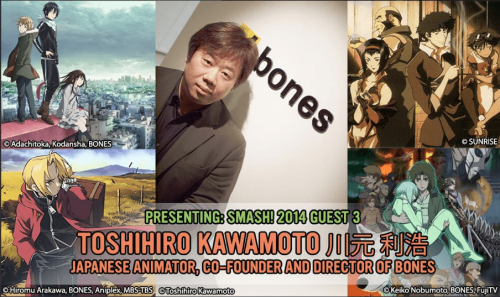 SMASH! 2014 – Toshihiro Kawamoto Announced As Third Special Guest