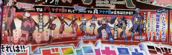 - Team Magma and Team Aqua Design Remakes -