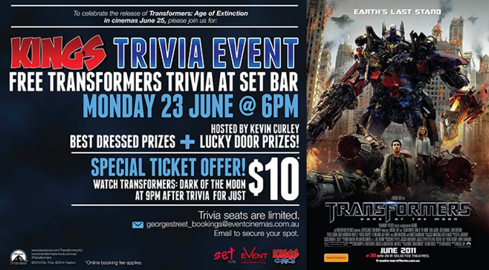 Kings Kick Ass 2 Trivia Night At Event Cinemas George St Capsule 