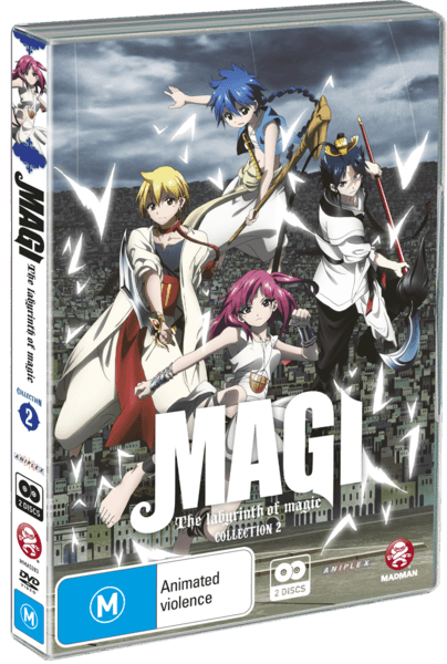 Magi: The Kingdom of Magic Season 2 Collection 2 DVD, Madman