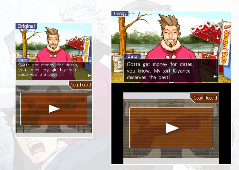 Ace Attorney Trilogy Comparison Screenshots Released Capsule Computers Ace Attorney Trilogy Comparison Screenshots Released Capsule Computers