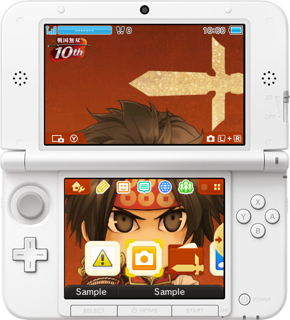 Samurai Warriors custom themes to be released for both the Vita and 3DS