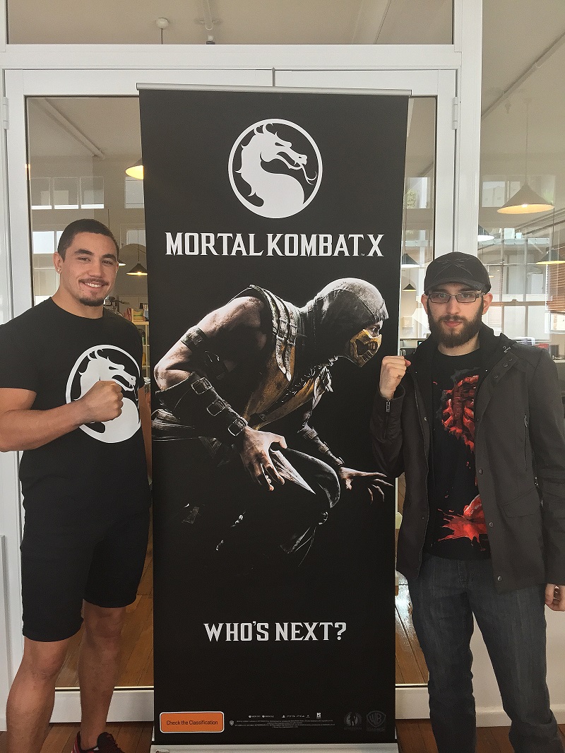 Facing UFC Fighter Robert Whittaker in Mortal Kombat X