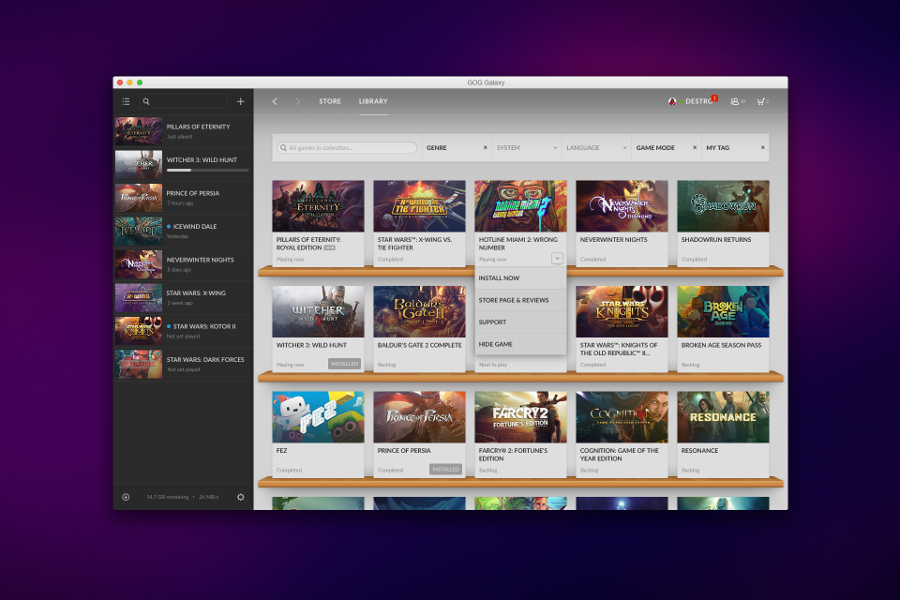 GOG’s DRM-Free Steam Competitor Now Open to Public
