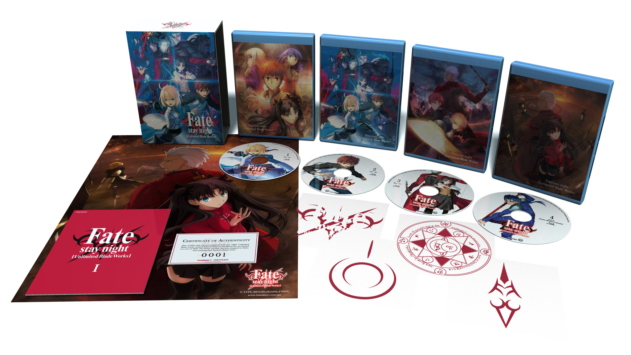 Hanabee Reveals 'Fate/stay night: [Unlimited Blade Works]' Limited