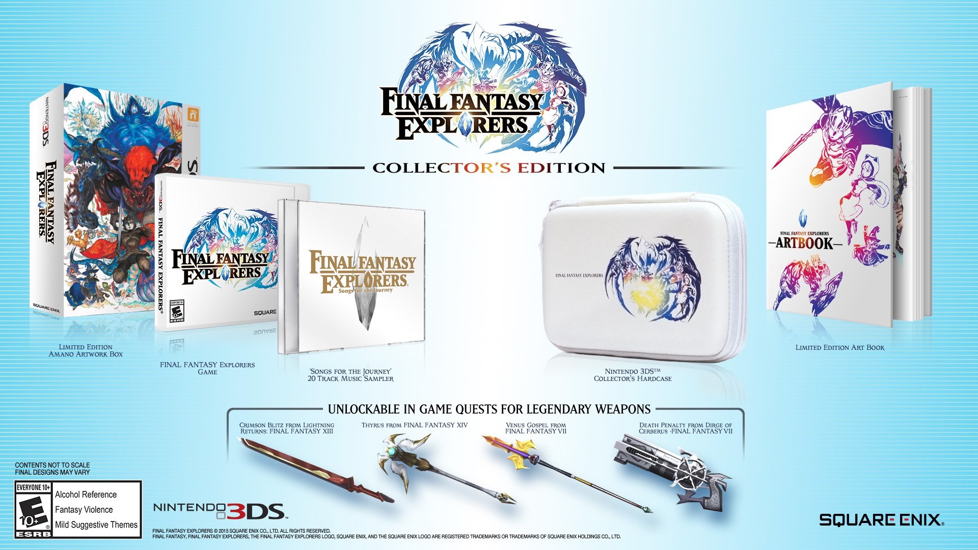 Final Fantasy Explorers Collector’s Edition Revealed Capsule Computers