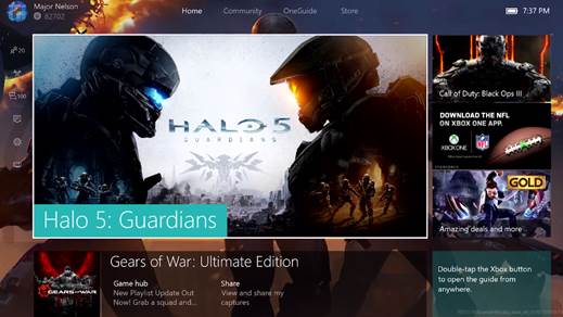 New Details For the New Xbox One Experience