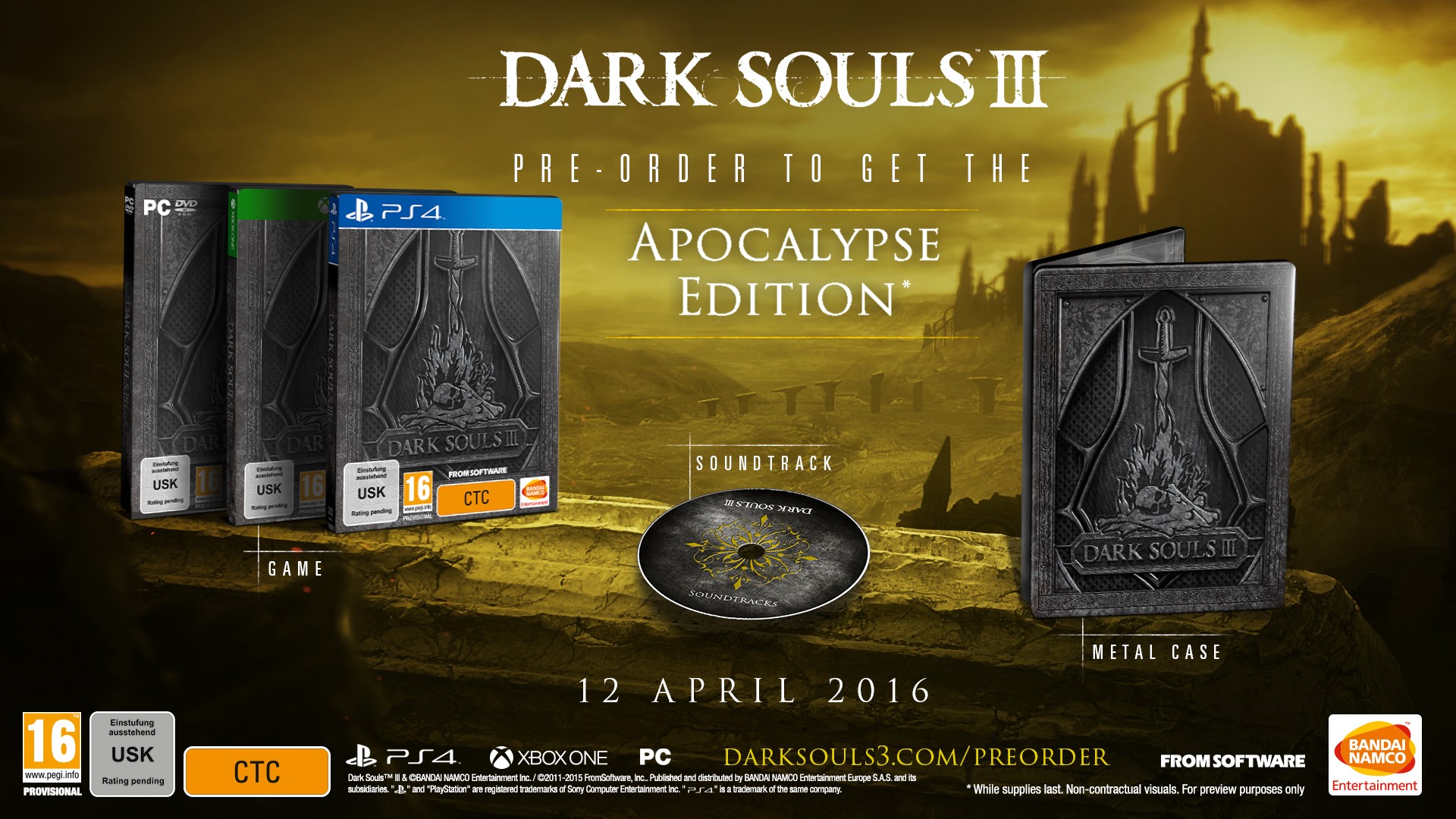 Release Date & Collectors Editions Announced for Dark Souls III Capsule Computers