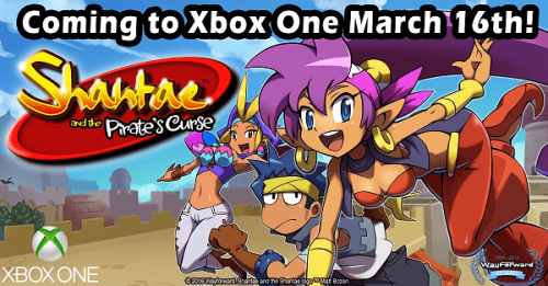 Shantae and the Pirate’s Curse Arrives on Xbox One on March 16th