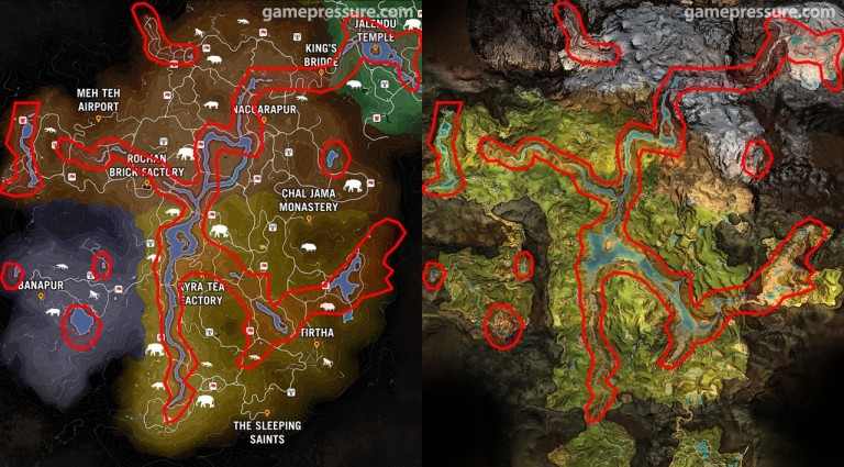 Far Cry Primal Map Recycled from Far Cry 4
