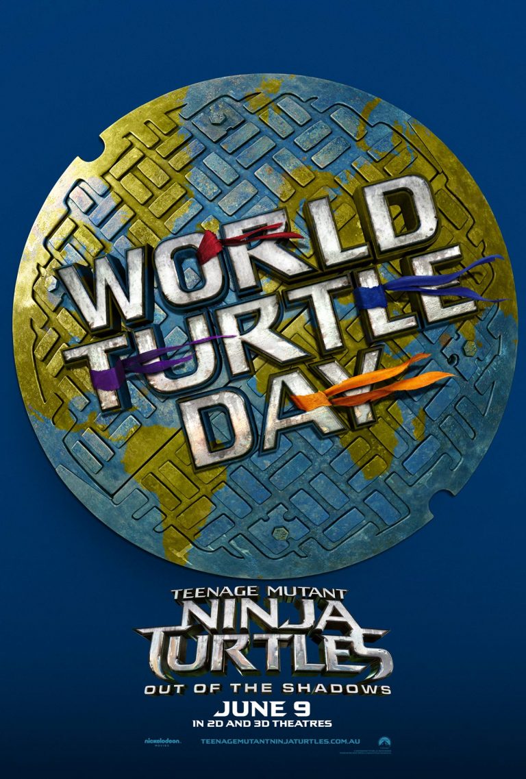 A Happy World Turtle Day from Teenage Mutant Ninja Turtles: Out of the Shadows