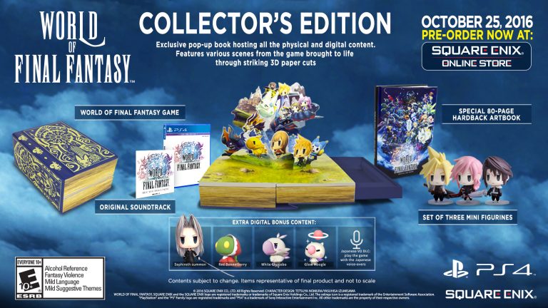 World of Final Fantasy Collector’s Edition Revealed