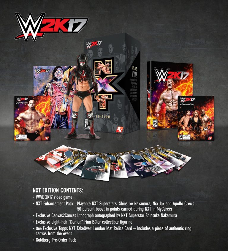 WWE 2K17 ‘NXT Edition’ Collector’s Edition Revealed and Detailed