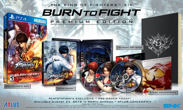 The King Of Fighters XIV’s “Burn to Fight” Premium Edition Unboxed