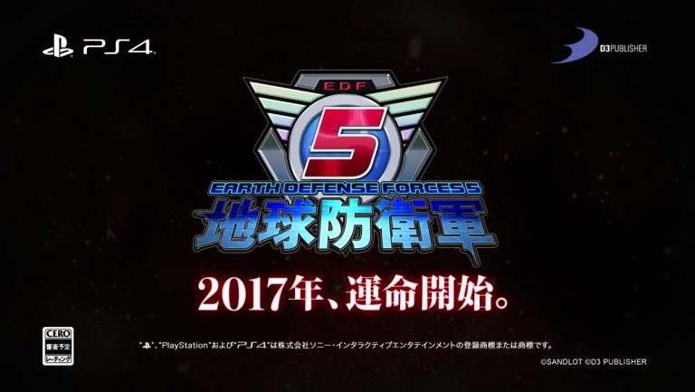 Earth Defense Force 5 Officially Revealed for PlayStation 4