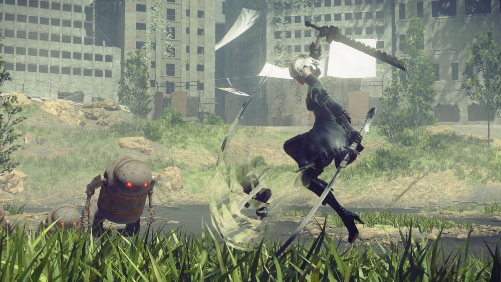 NieR Automata Forest Screenshots Released Capsule Computers