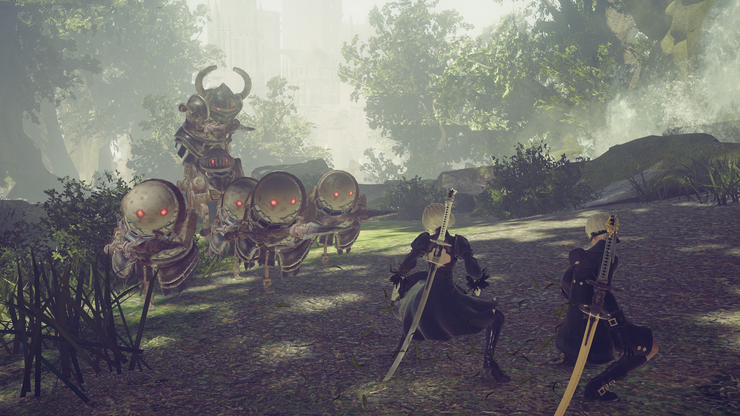 NieR Automata Forest Screenshots Released Capsule Computers