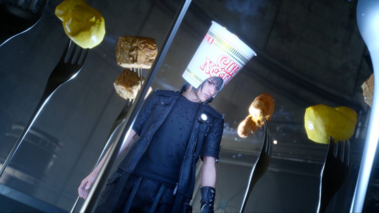 Final Fantasy XV and Nissin Cup Noodle Mashup is a Must See