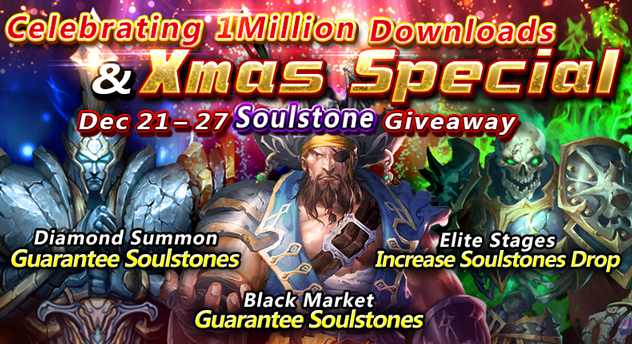 Heroes of the Dungeon Celebrates A Million Downloads with Holiday Update
