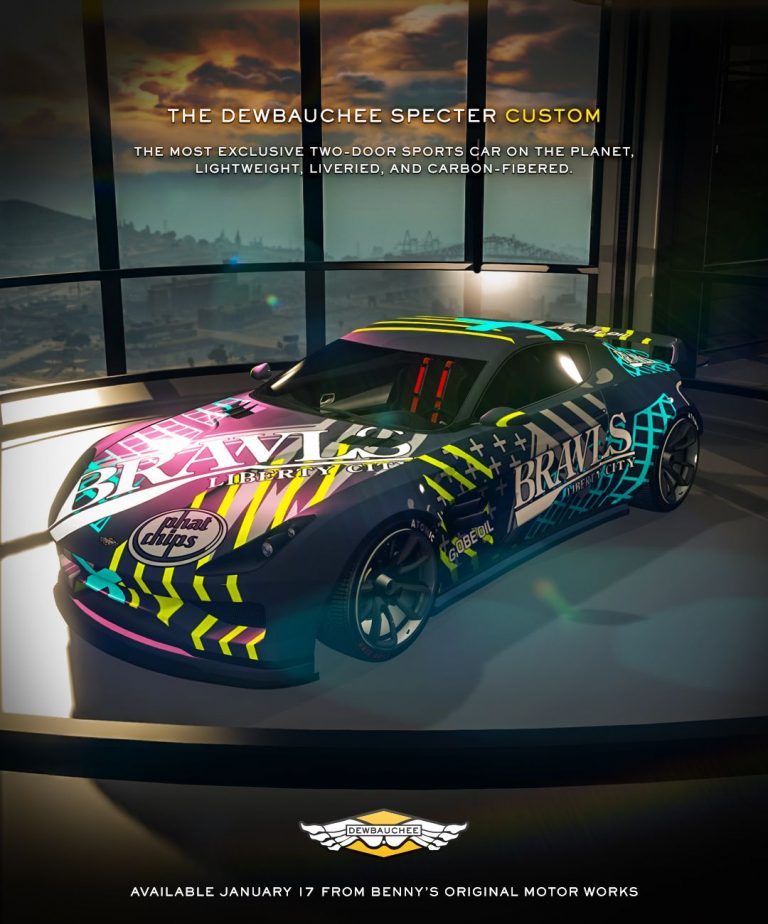 GTA Online Adds Dewbauchee Specter and Collection Time