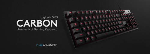 Logitech G413 Mechanical Gaming Keyboard with Romer G Switches Announced