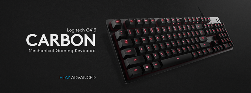 Logitech G413 Mechanical Gaming Keyboard with Romer G Switches Announced
