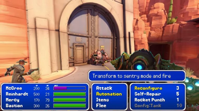 The Salt Factory Machinima Re-imagines Overwatch as a Turn Based RPG