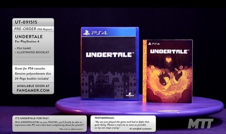 Undertale Announced for PlayStation 4 and PS Vita