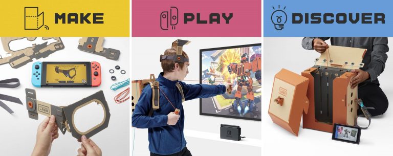 Nintendo Introduces the Labo Cardboard Kits for Switch