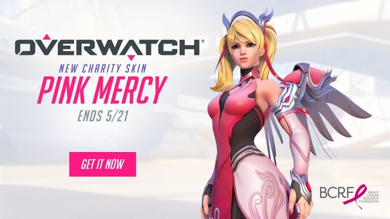 Blizzard Selling Pink Mercy Skin to Support The Breast Cancer Research Foundation