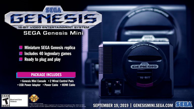 Sega Genesis Mini Western Release Detailed; First 10 Games Announced