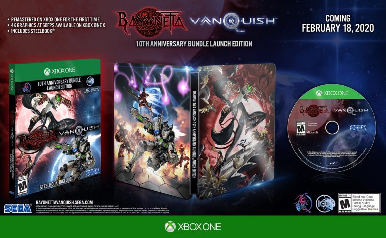 Bayonetta & Vanquish 10th Anniversary Bundle Officially Revealed