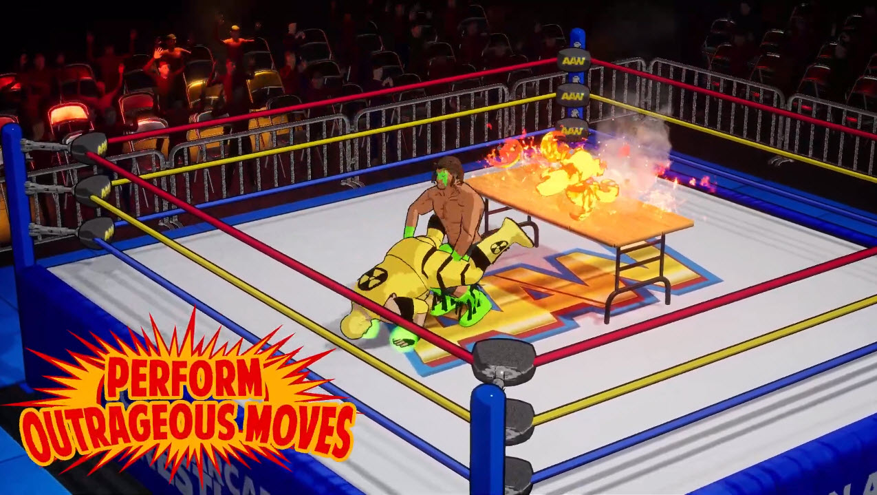 ACTION ARCADE WRESTLING TO DELIVER BODY SLAMS, POWER UPS, AND FIREBALLS ...