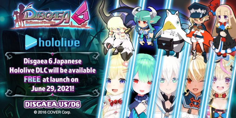 Disgaea 6 Hololive DLC to be Free in the West