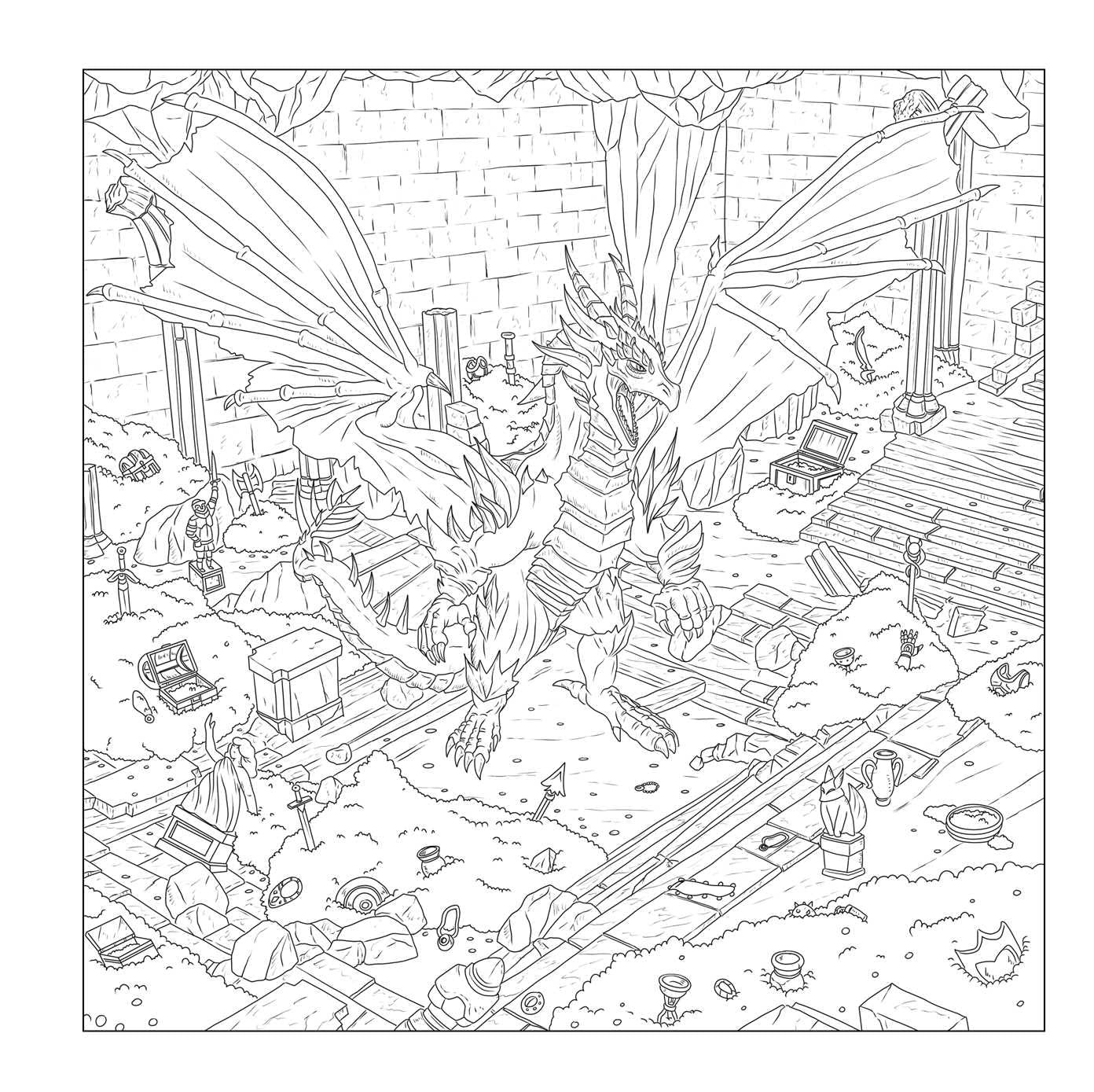 The Düngeonmeister Goblin Quest Coloring Book: Impressions - Capsule ...