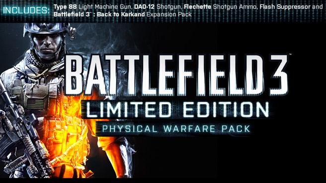 Battlefield 3 Exclusive EB Games Pre-Order Bonus