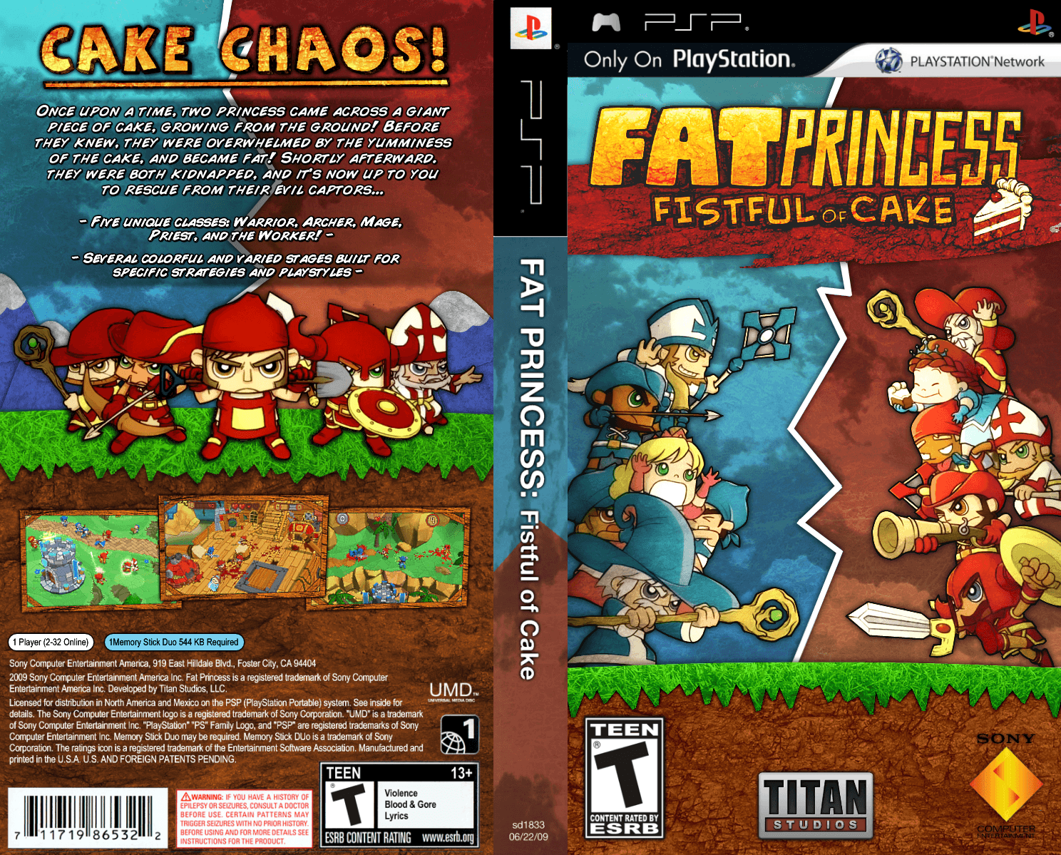 Fat Princess: Piece of Cake, Software