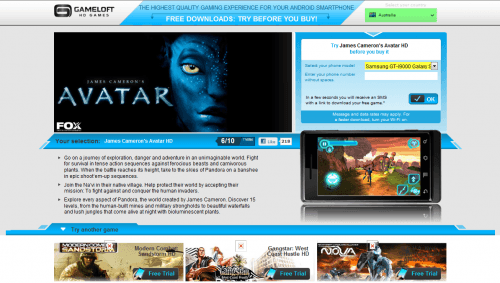 How to download Gameloft Games on your Android Phone