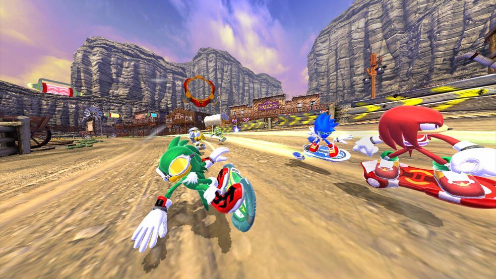 Игра соник поиграть. Гонки в Sonic Riders. Sonic Riders Xbox 360.