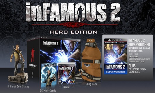 inFamous 2 given official release date and Hero Edition confirmed