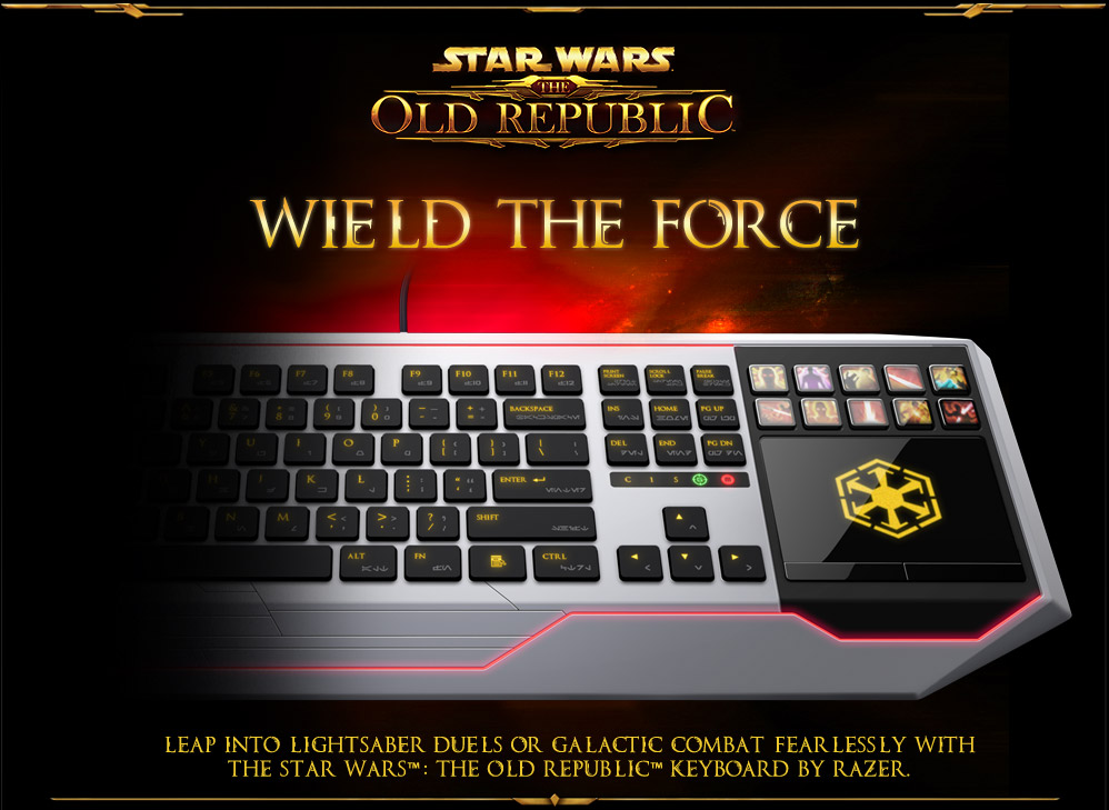 Razer’s exclusive Old Republic peripherals