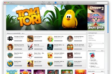 Toki Tori launched along with the Mac app store