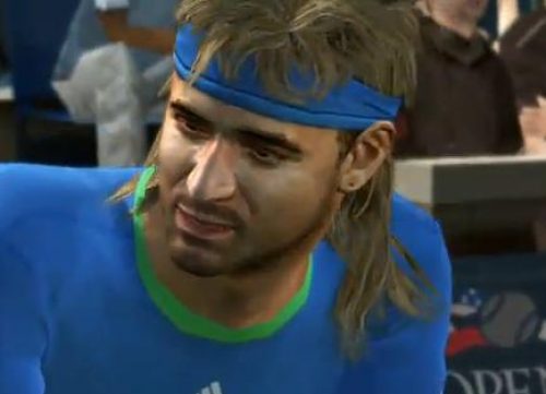 Mulleted Vintage Agassi & More Confirmed for Top Spin 4..